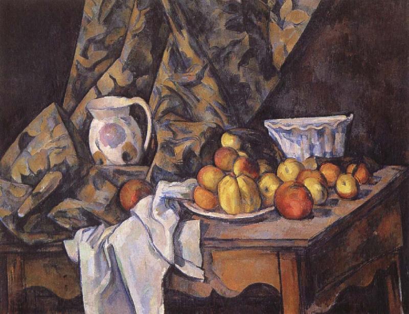 Paul Cezanne Stilleben with apples and peaches